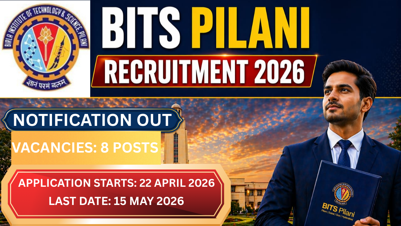 BITS Pilani Recruitment 2026