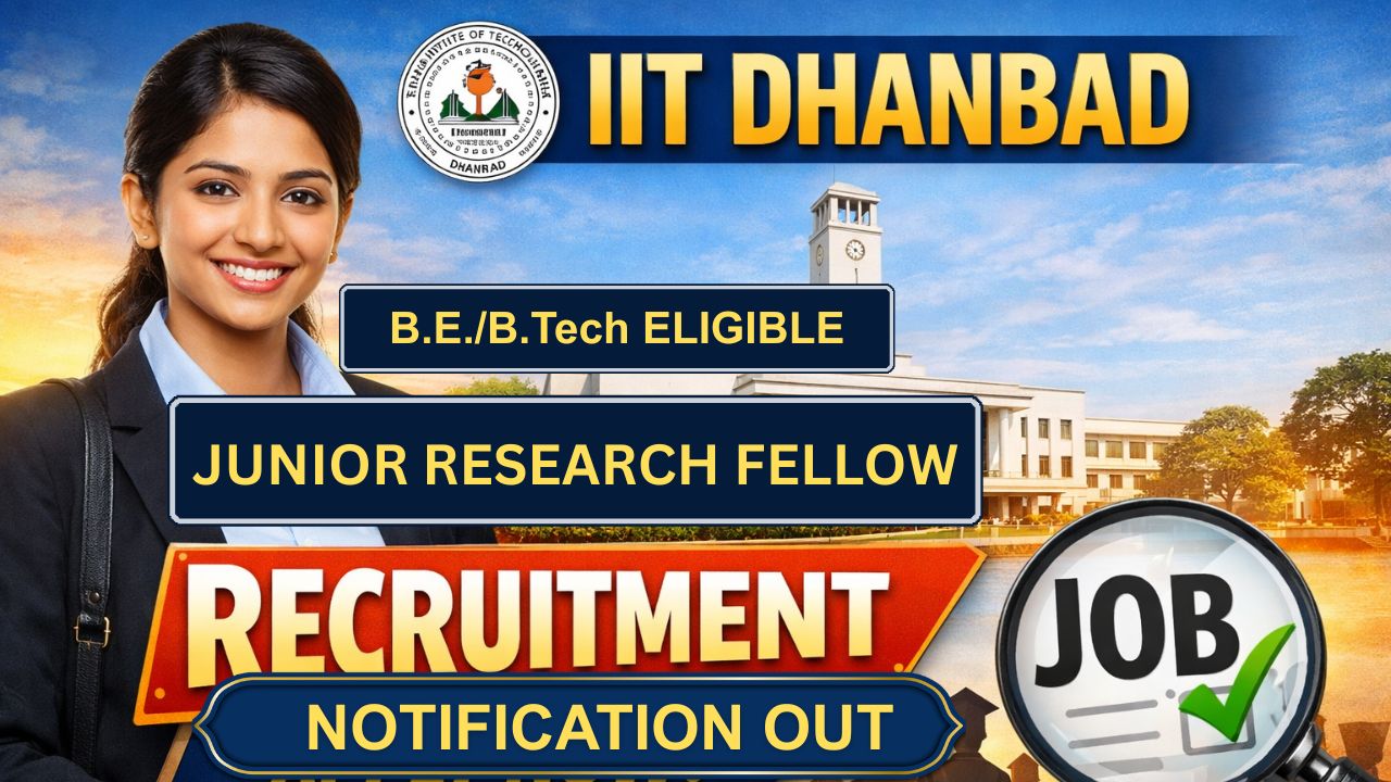 IIT Dhanbad Recruitment 2026
