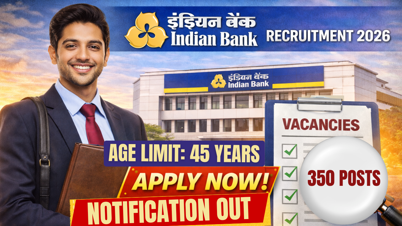 Indian Bank SO Recruitment 2026