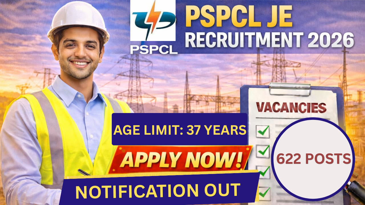 PSPCL JE  Recruitment 2026
