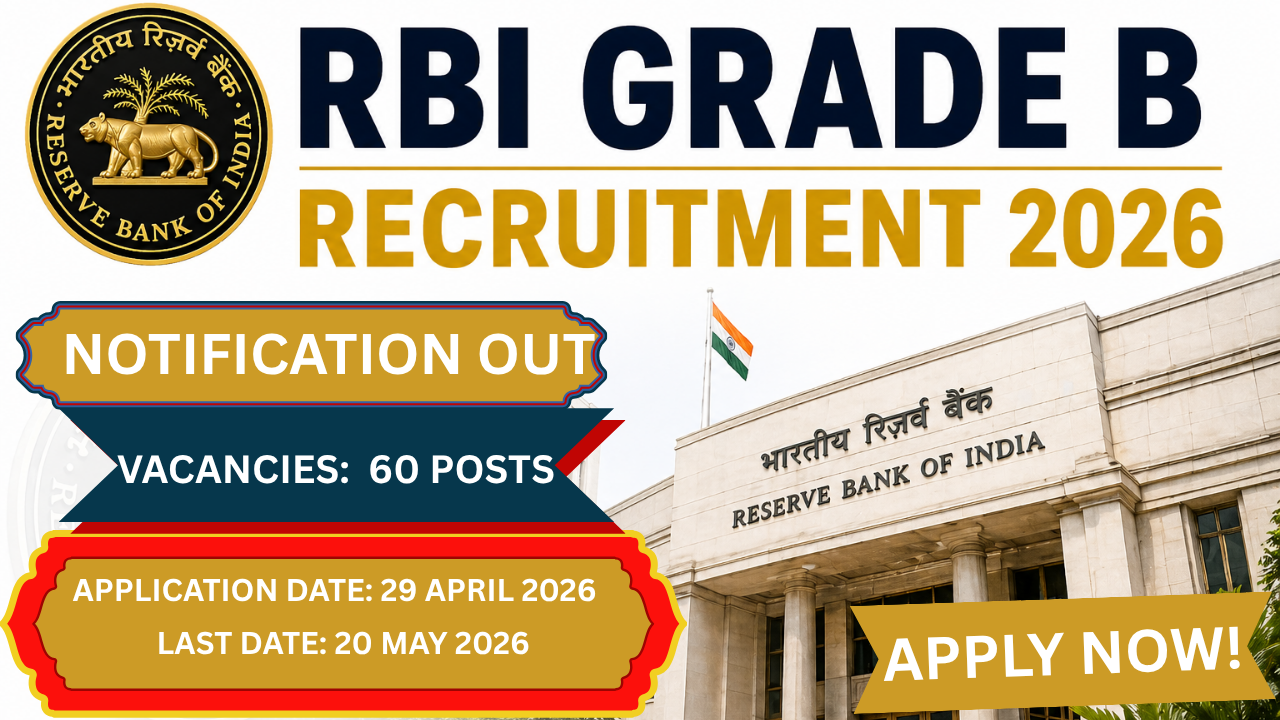RBI GRADE B Recruitment 2026