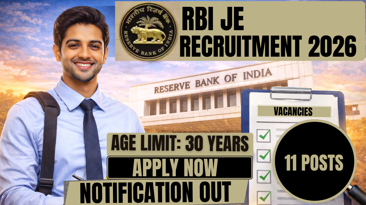 RBI Junior Engineer Recruitment 2026