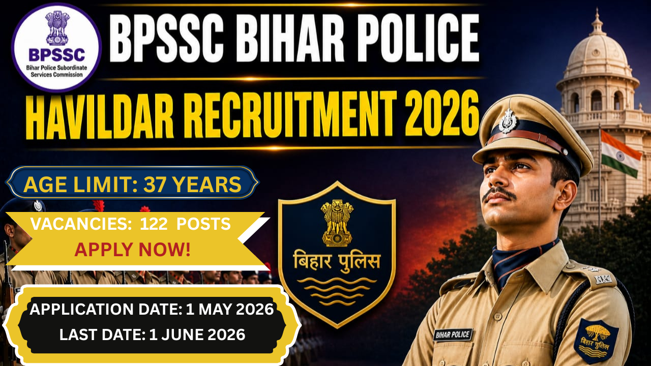 BPSSC Bihar Police Havildar Instructor Recruitment 2026