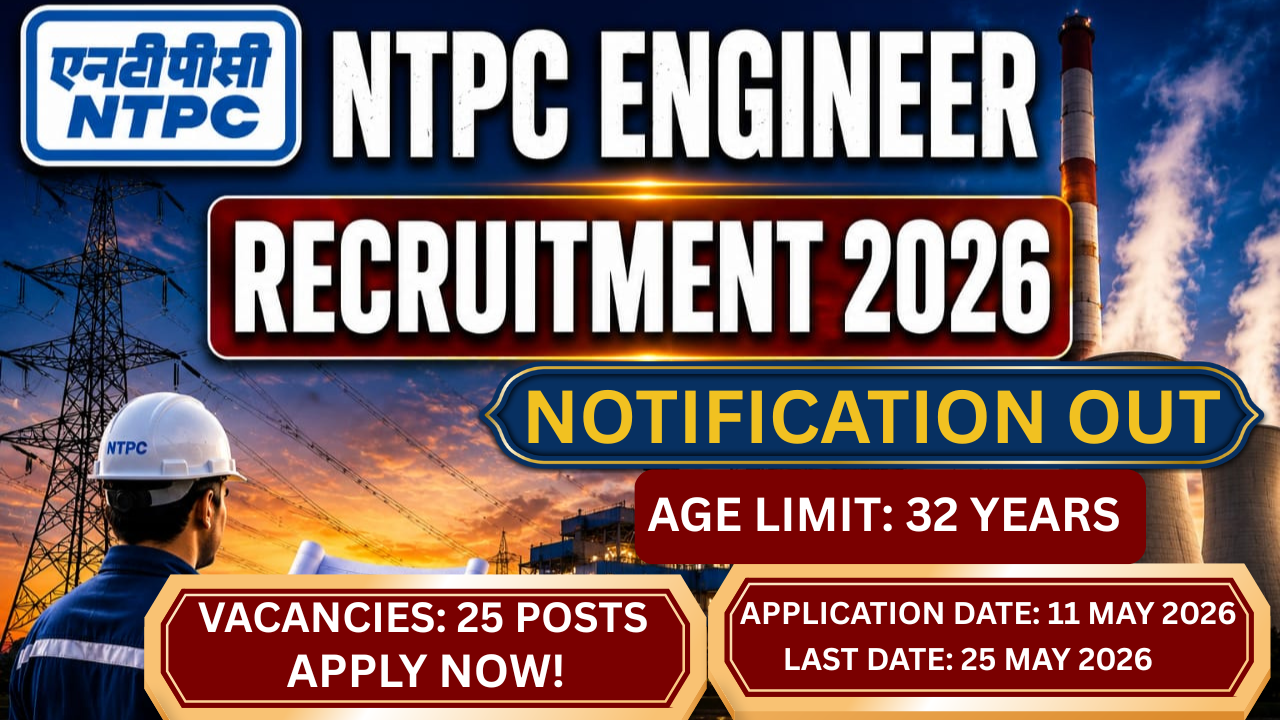 NTPC Engineer Recruitment 2026