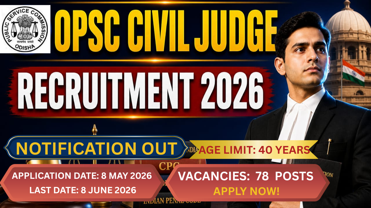 OPSC Civil Judge Recruitment 2026